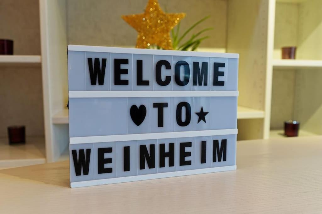 Grosse, Helle Wohnung Fuer Bis Zu 6 Personen Weinheim Exteriér fotografie